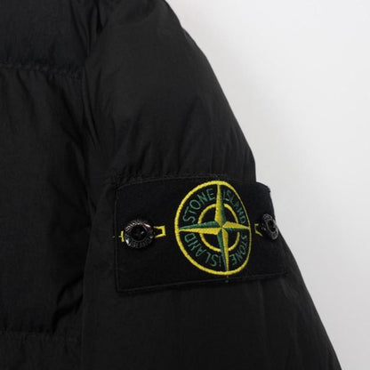 Stone Island AW 2024 Black Garment Dyed Crinkle Reps R-NY Down Puffer Jacket