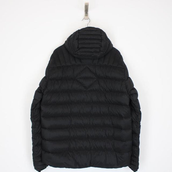 Canada Goose Black Brookvale Nylon Down Hooded Jacket