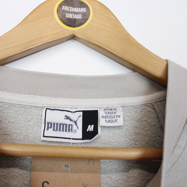 Vintage 90s Puma Grey Sweatshirt Jumper