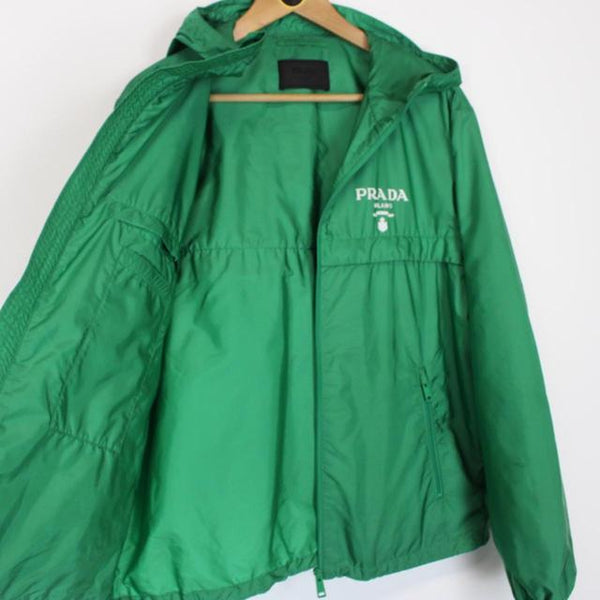 Prada Re-Nylon Windbreaker Jacket Medium – Freshmans Archive Prada Re-Nylon Windbreaker Jacket Medium – Freshmans Archive