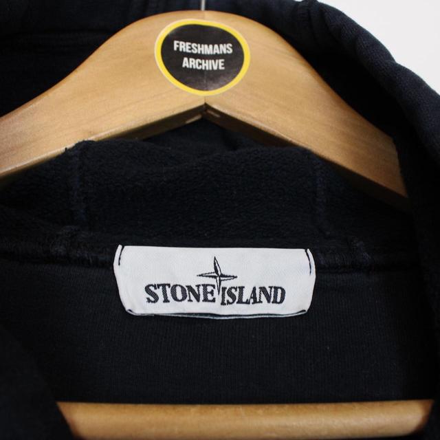 Stone Island AW 2020 Navy Blue Cotton Hoodie Jumper