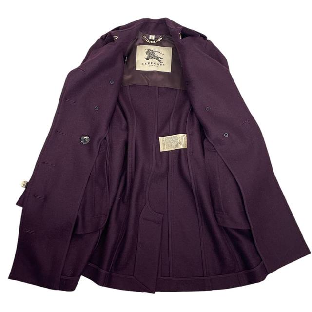 Burberry London Virgin Wool Belted Trench Coat XXS Burberry London Virgin Wool Belted Trench Coat XXS