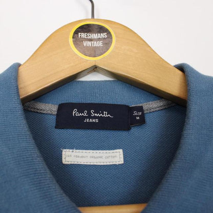 Paul Smith Blue Short Sleeve Cotton Polo Shirt