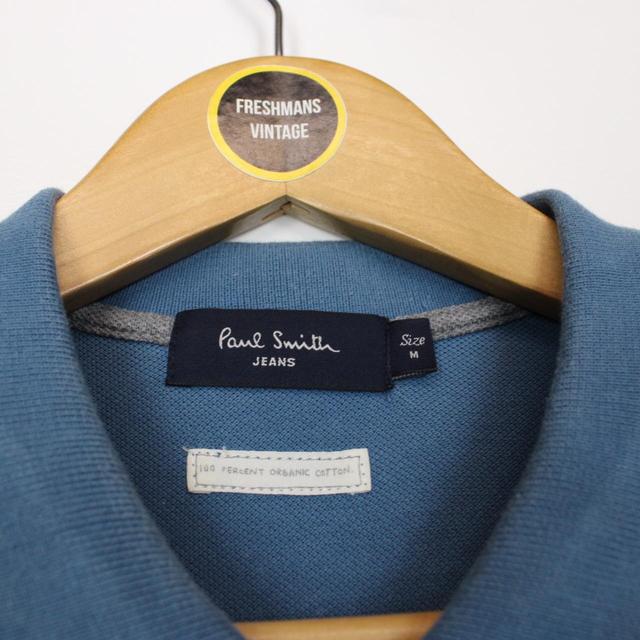 Paul Smith Blue Short Sleeve Cotton Polo Shirt