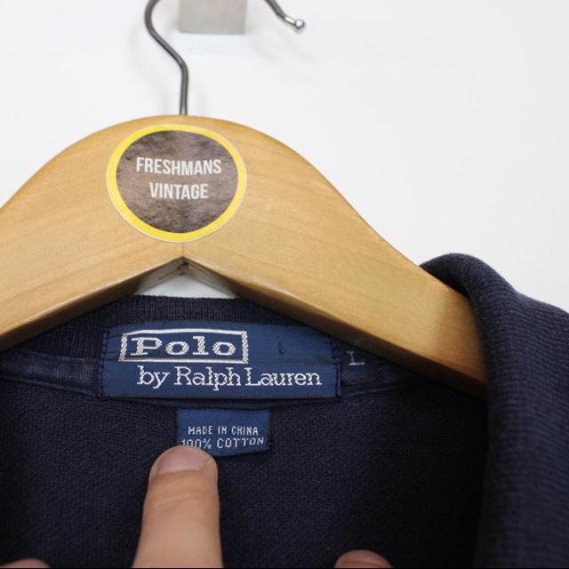 Vintage Polo Ralph Lauren Navy Blue Short Sleeve Polo Shirt