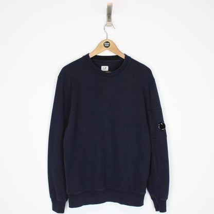 CP Company Navy Blue Goggle Sweatshirt Jumper