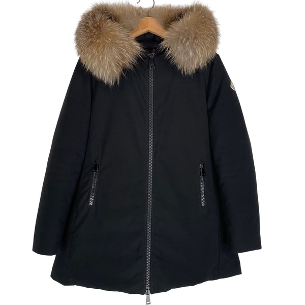 Moncler Bartramifur Fur Hooded Down Parka Jacket XS