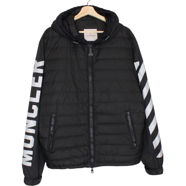 Moncler x Off White Tablier Reflective Down Jacket Large