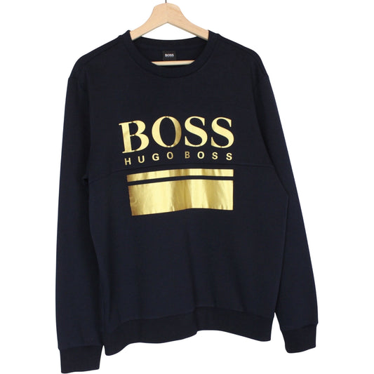 Hugo Boss Logo Print Sweatshirt Medium