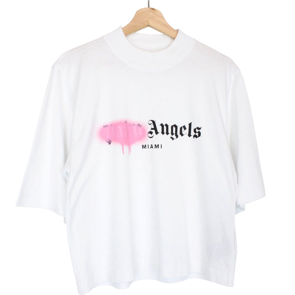 Palm Angels Miami Sprayed Logo T-Shirt Large