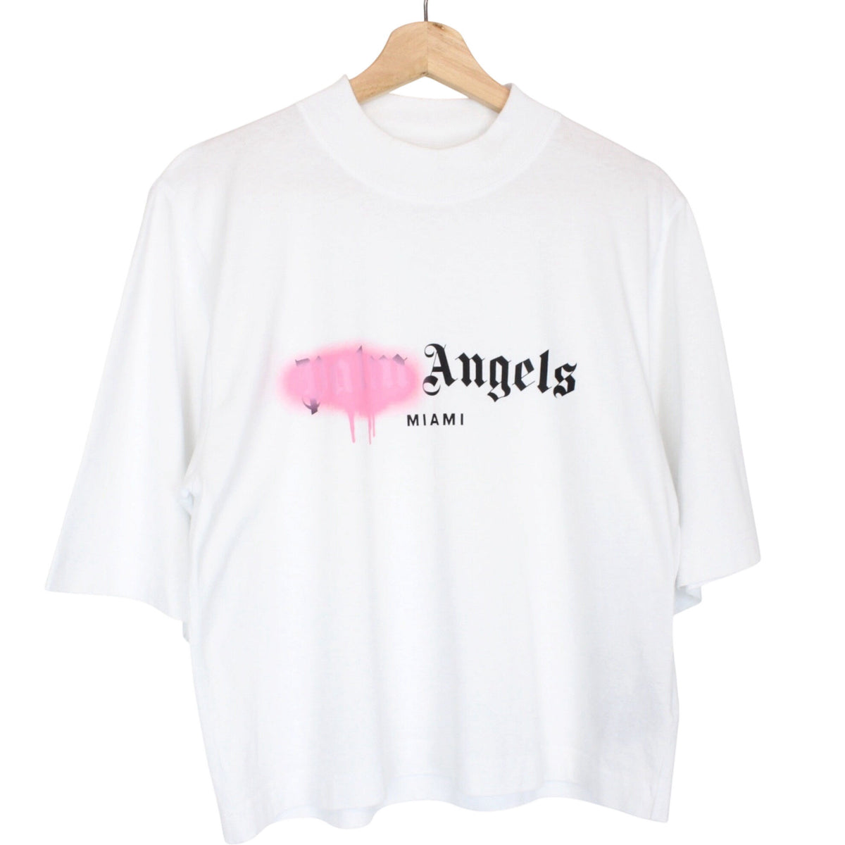 Palm Angels Miami Sprayed Logo T-Shirt Large