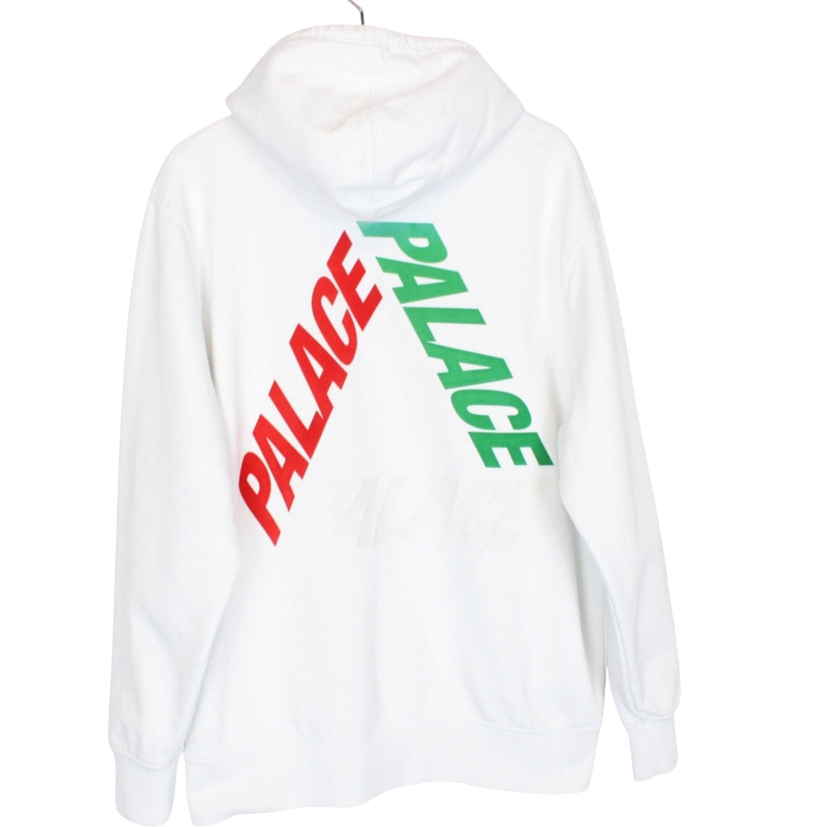 Palace Flocka P3 Logo Print Hoodie Large