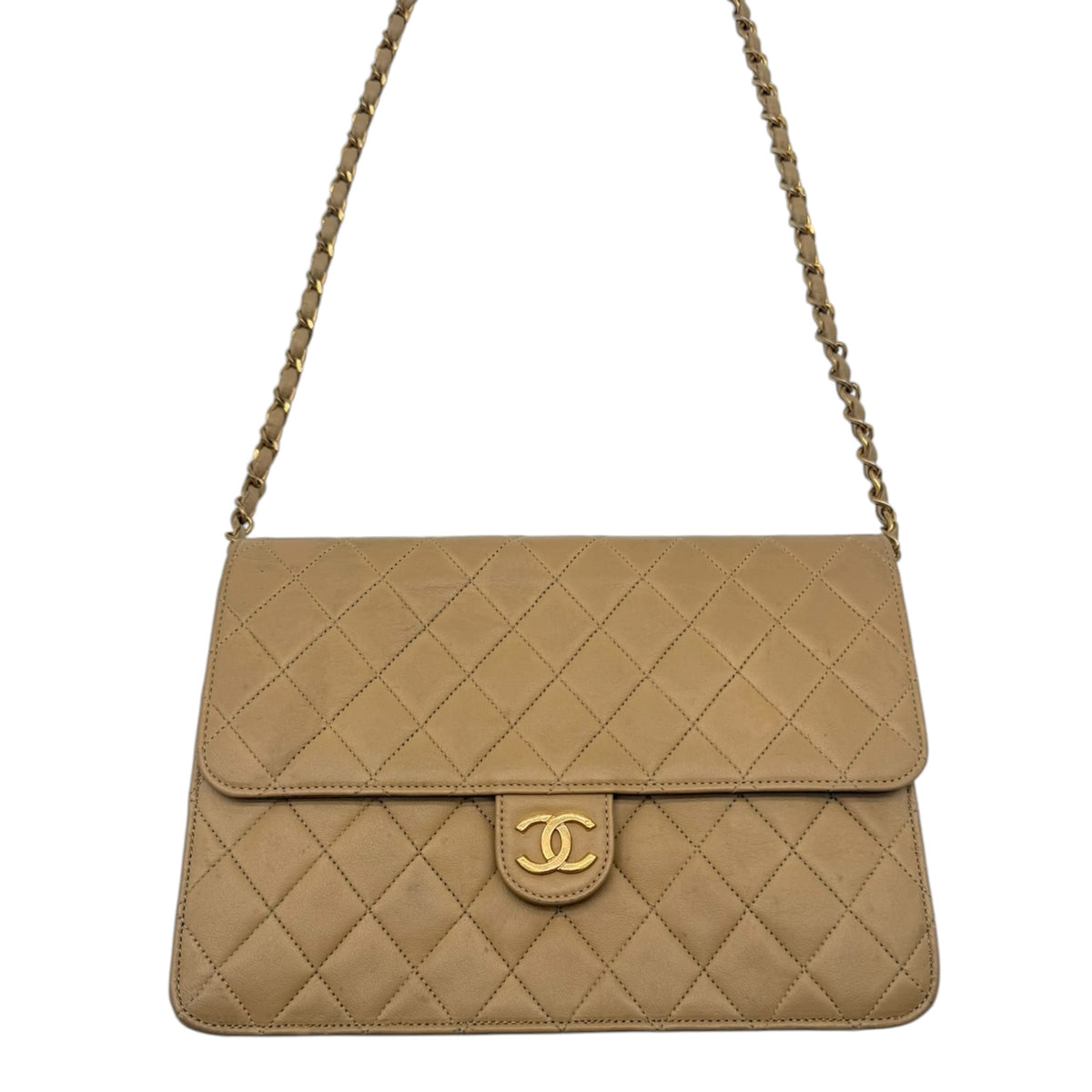 Pre-Loved Chanel Quilted Lambskin Shoulder Bag