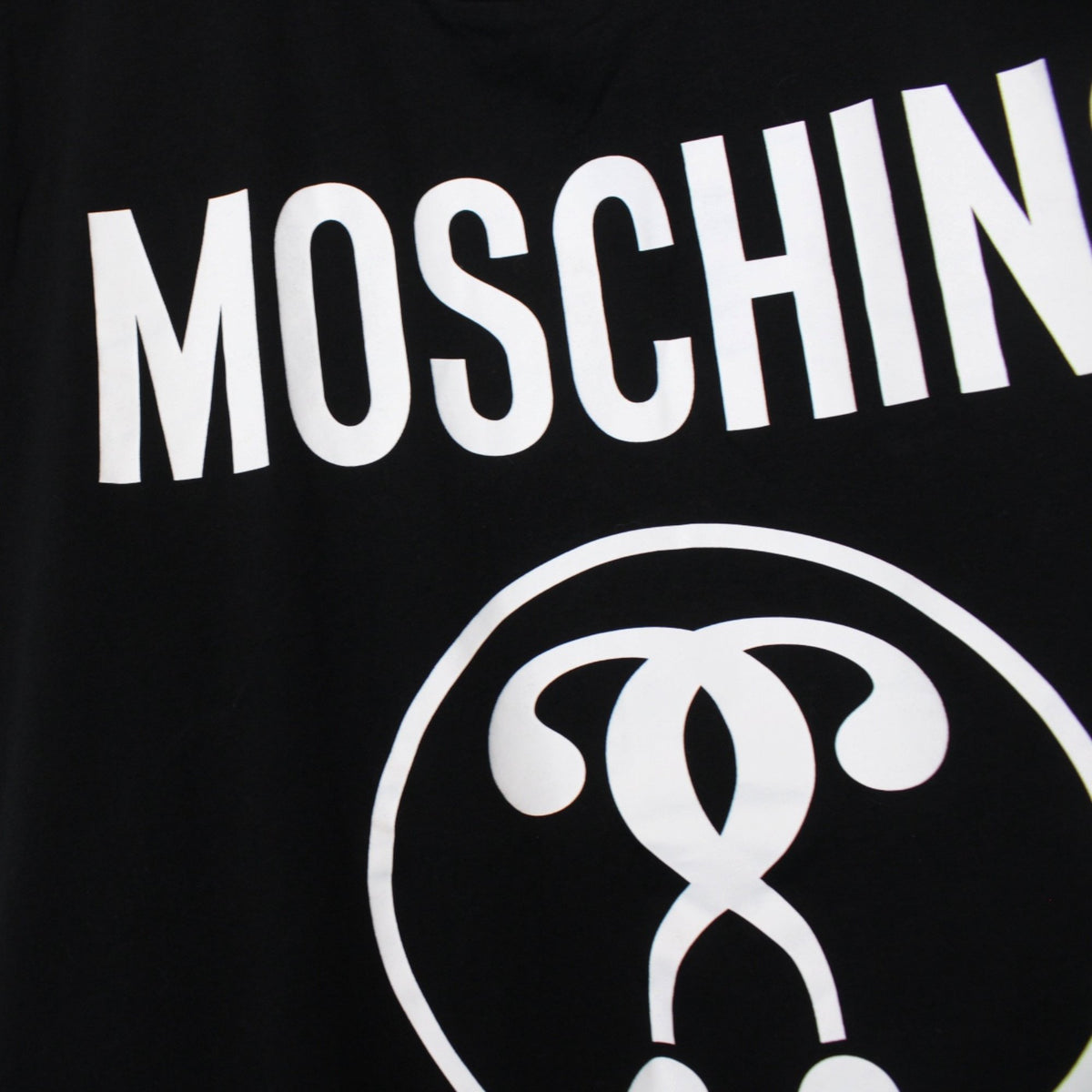 Moschino Milano Logo Print T-Shirt Medium
