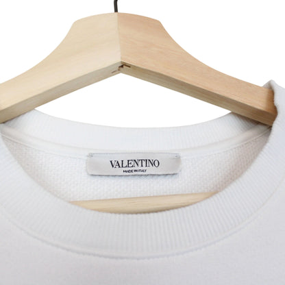 Valentino Logo Print Sweatshirt Medium