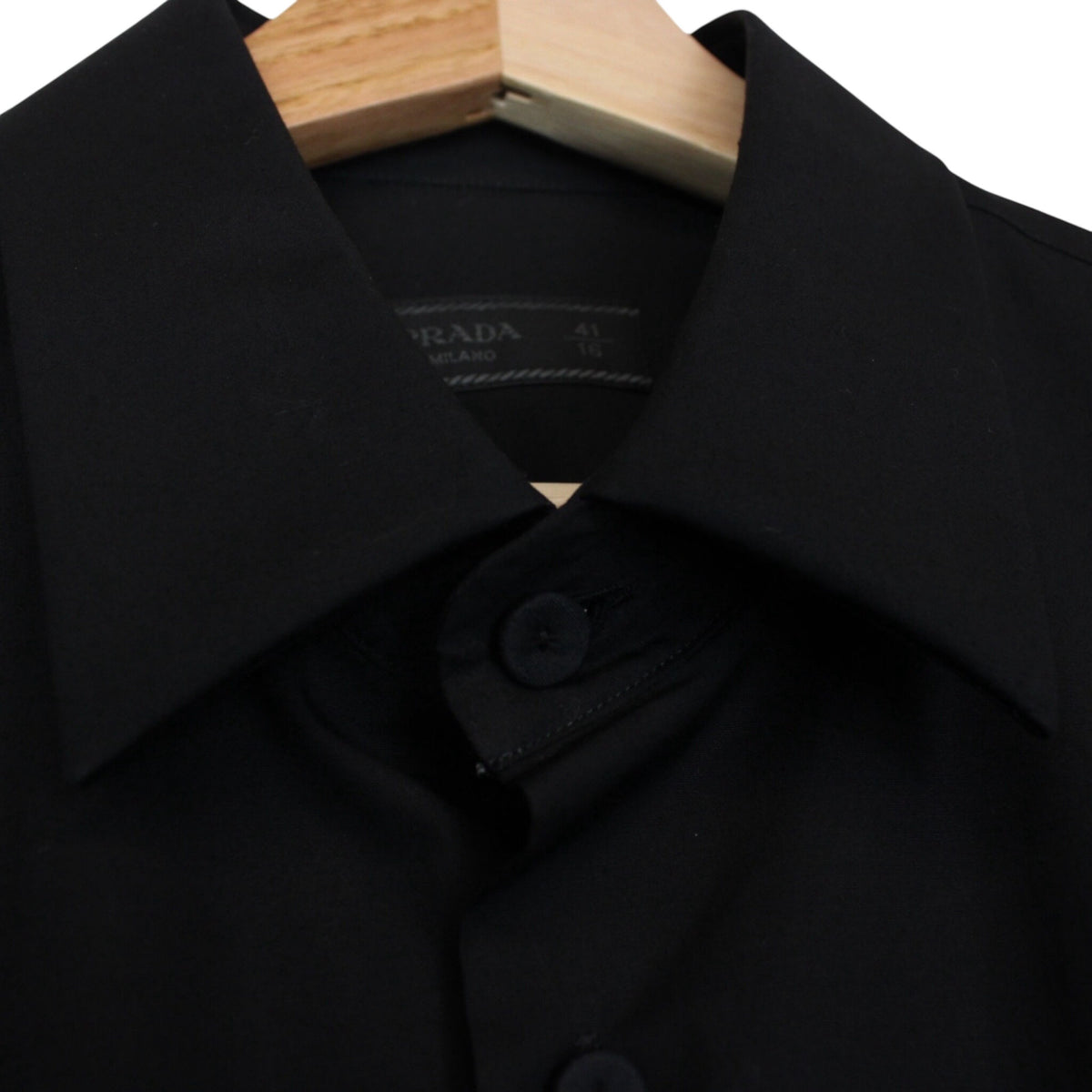 Prada Smoking Popeline Shirt Large