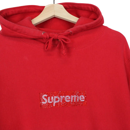 Supreme x Swarovski Box Logo Hoodie Medium