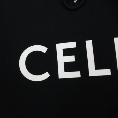Celine Logo Print Hoodie Small