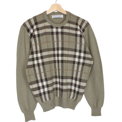 Vintage Burberry Lambswool Jumper Small