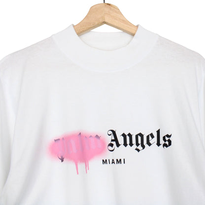 Palm Angels Miami Sprayed Logo T-Shirt Large