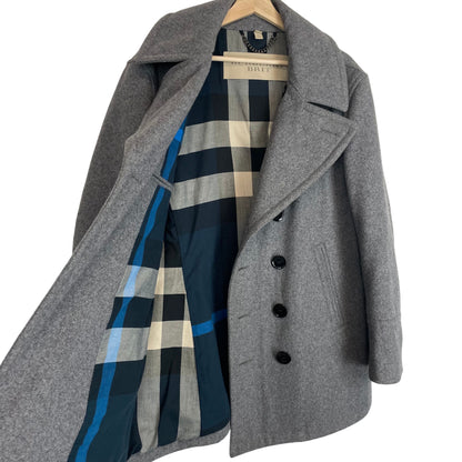 Burberry Brit Wool Peacoat Mens XL