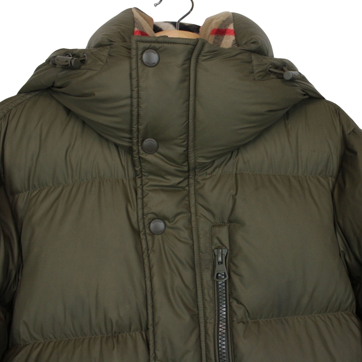 Burberry 'Haworth' Mid Length Down Jacket Medium