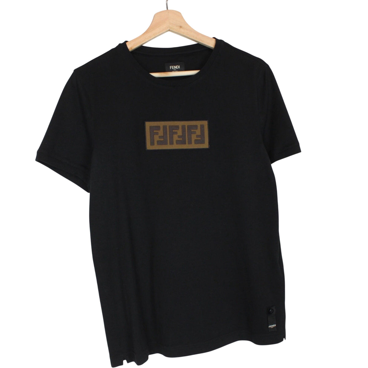 Fendi FF Logo Print T-Shirt XS