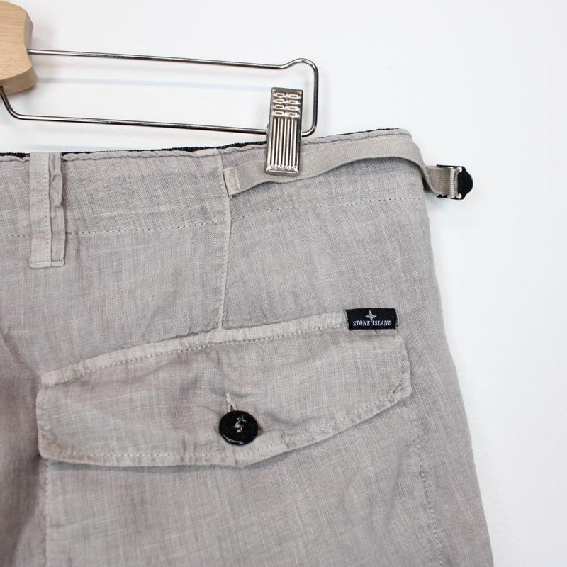Stone Island Linen Shorts Large