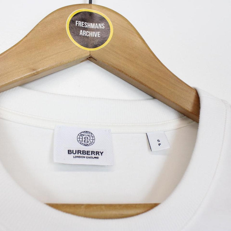 Burberry Embroidered Logo T-Shirt Small