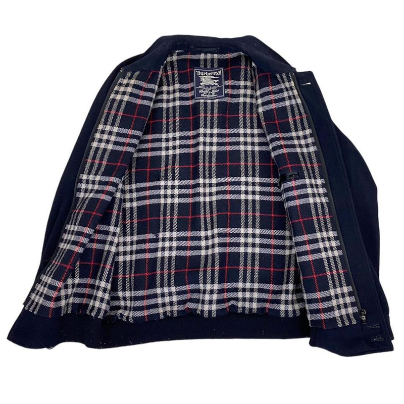 Vintage Burberry Wool Harrington Medium