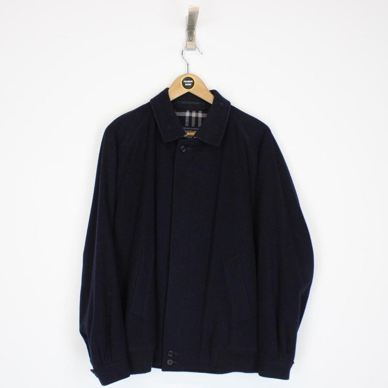 Vintage Burberry Wool Harrington Medium