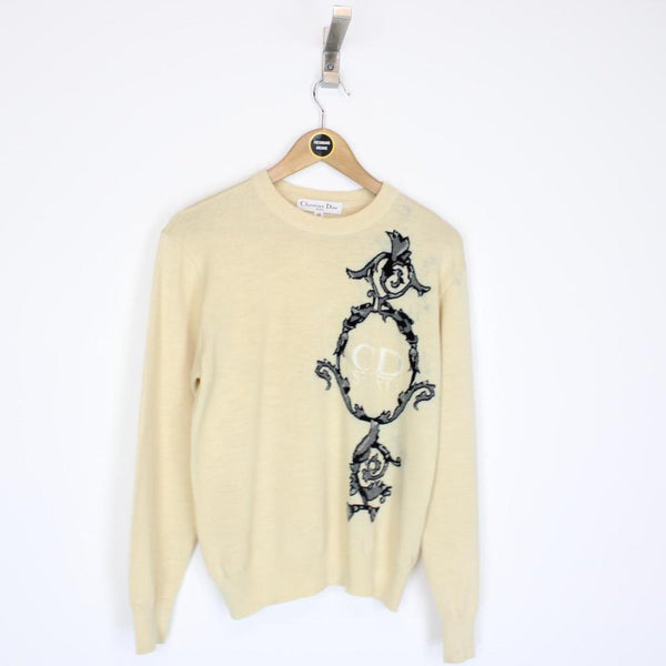 Vintage Christian Dior Sports Jumper Small