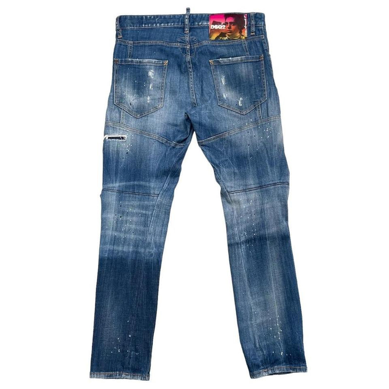 Dsquared2 Tidy Biker Distressed Jeans Medium