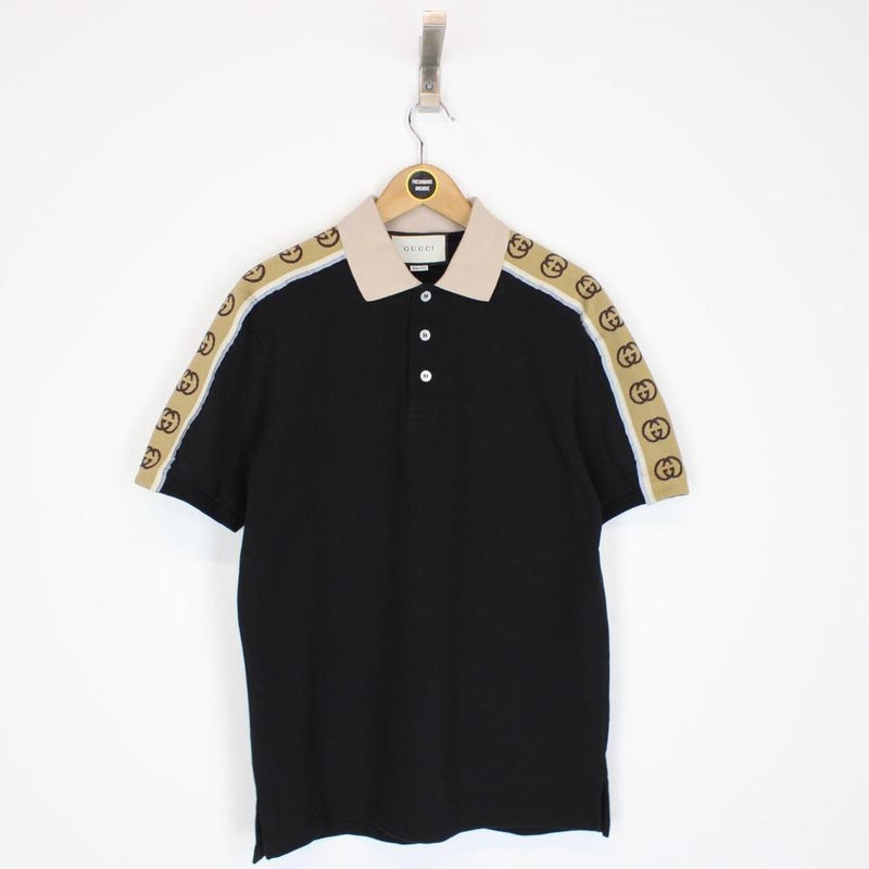 Gucci G Stripe Polo Shirt Small