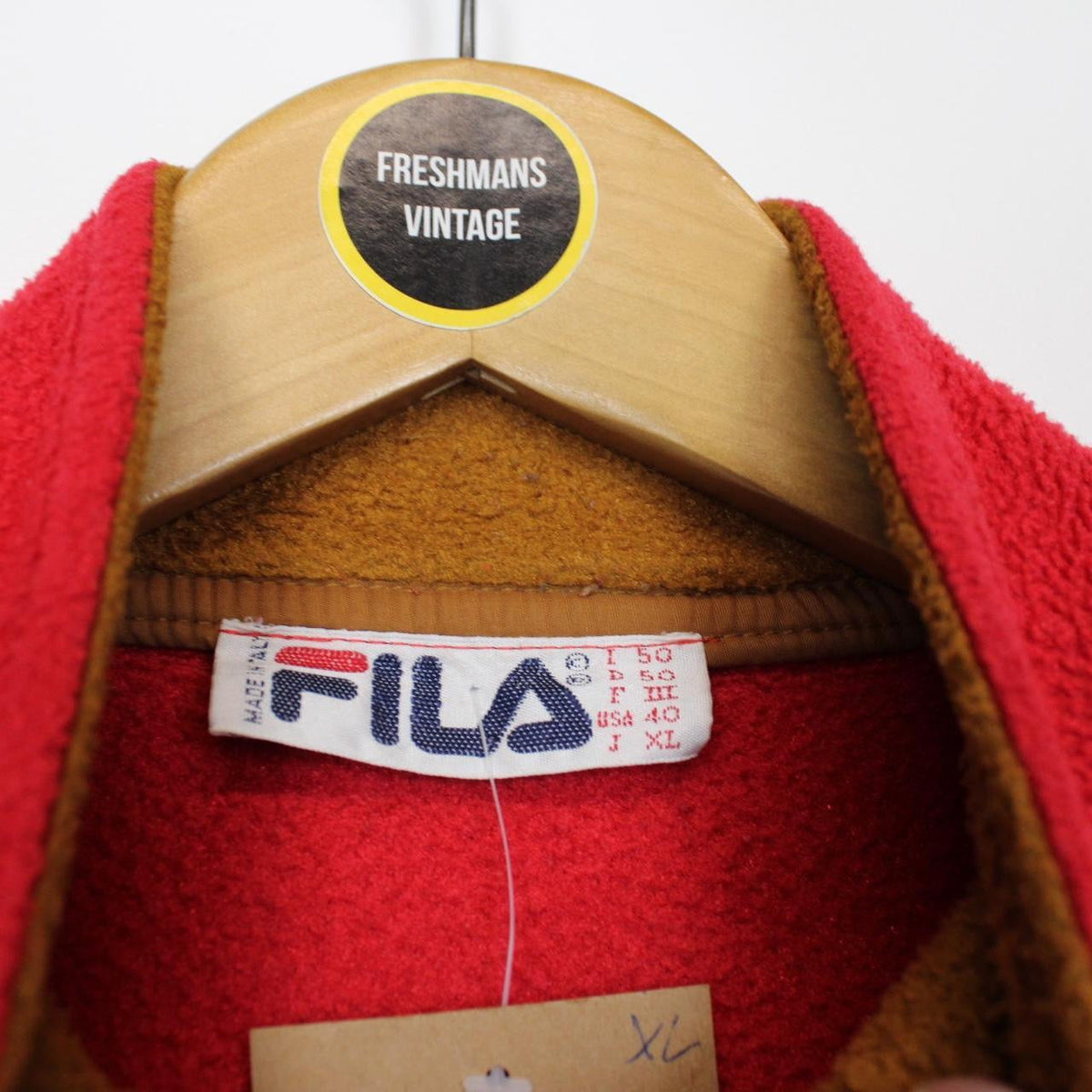 Vintage Fila Magic Line Fleece Large Freshmans Archive