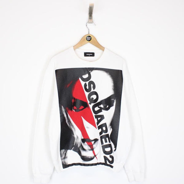 Dsquared2 Bowie Print Sweatshirt Medium