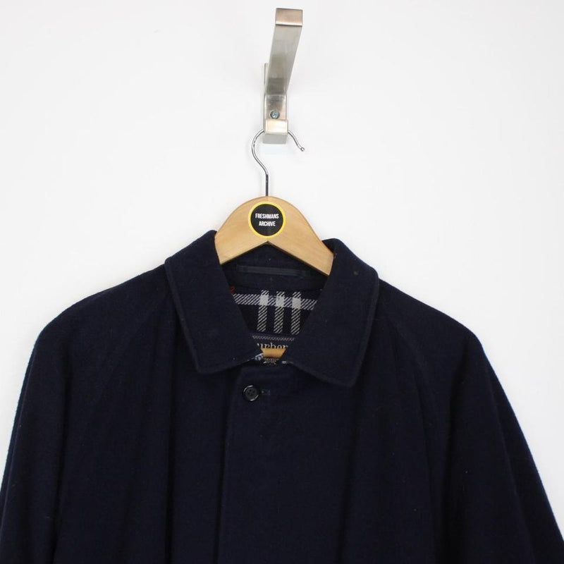 Vintage Burberry Wool Harrington Medium