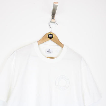 Burberry Embroidered Logo T-Shirt Small