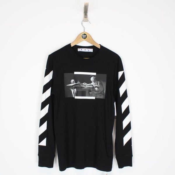 Off White Caravaggio Print T-Shirt Small