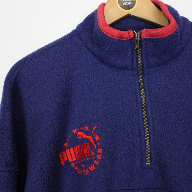 Vintage Puma Fleece Jumper XL