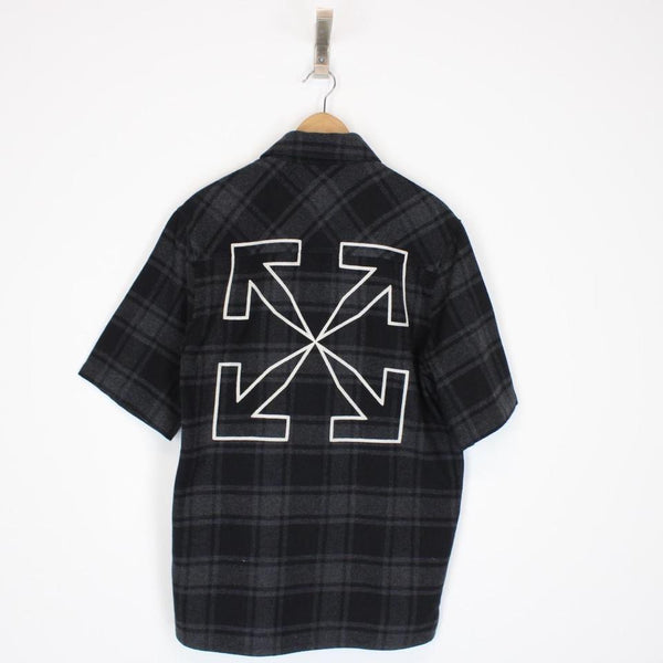 Off White Arrows Flannel Shirt Small