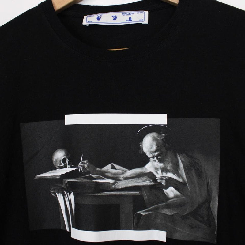 Off White Caravaggio Print T-Shirt Small