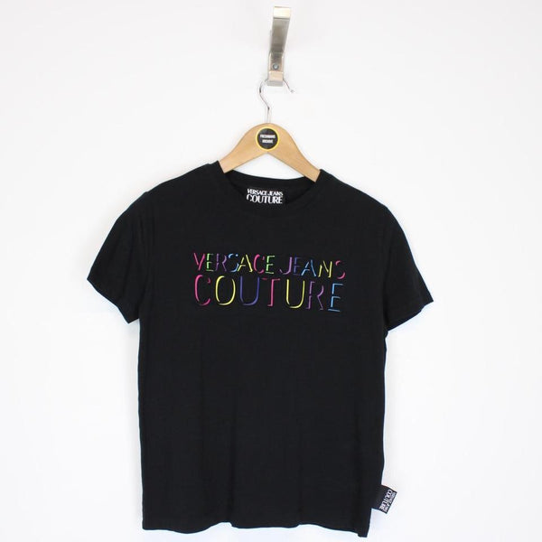 Versace Jeans Couture Rainbow Logo T-Shirt Small