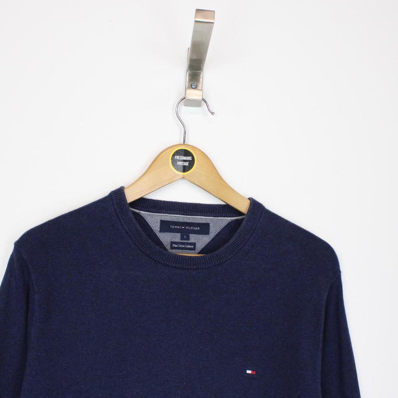 Vintage Tommy Hilfiger Cotton Cashmere Jumper Small