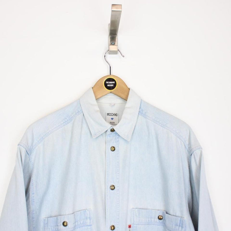 Vintage Moschino Jeans Denim Shirt Large