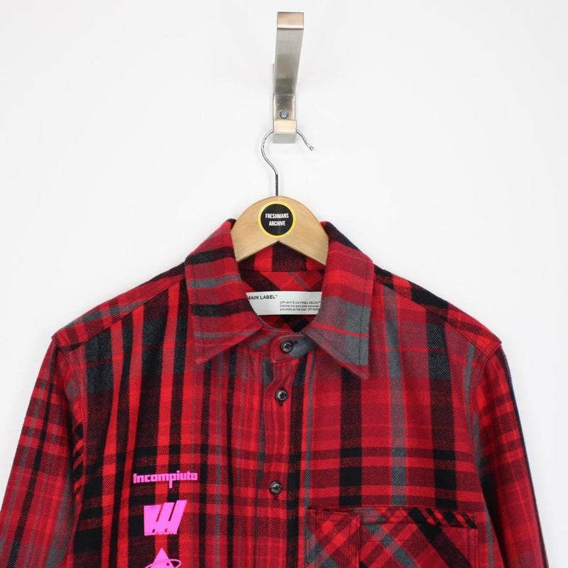 Off White Mariana De Silva Flannel Shirt Small