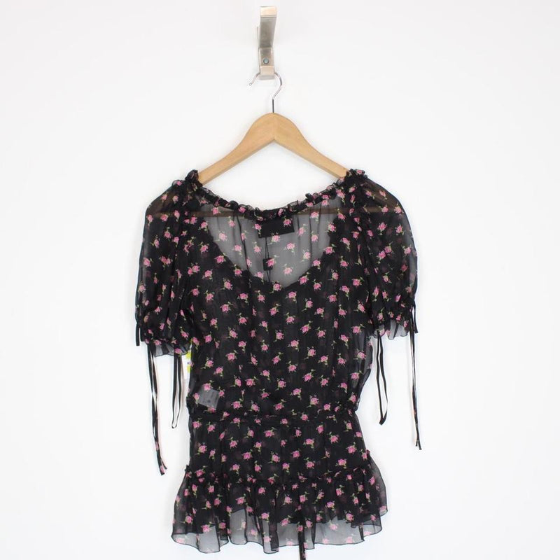 Dolce & Gabbana Silk Mesh Top Medium