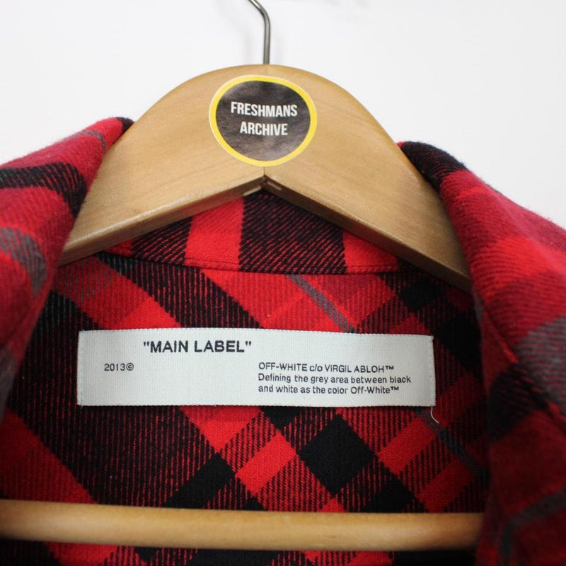 Off White Mariana De Silva Flannel Shirt Small
