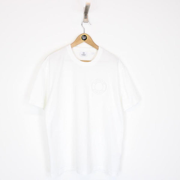 Burberry Embroidered Logo T-Shirt Small