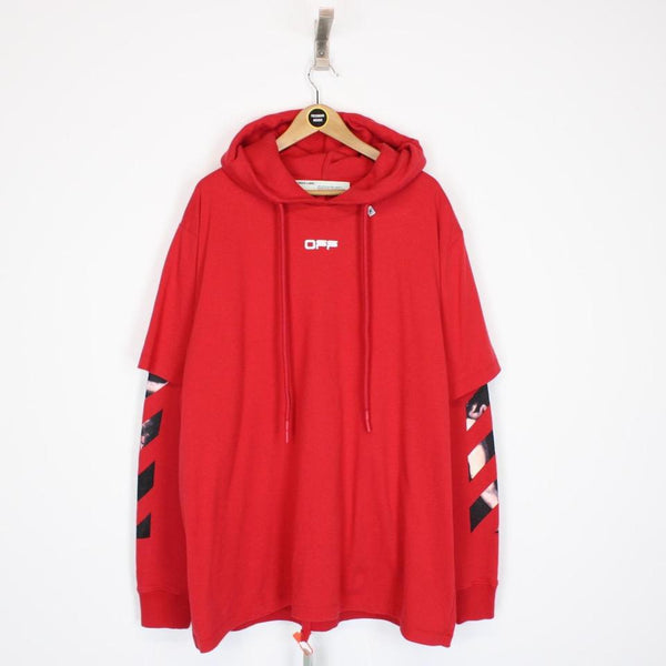 Off White Caravaggio Arrows Hoodie Large